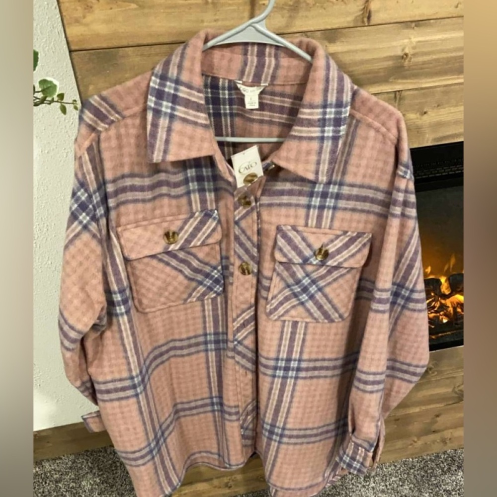 Flannel size large